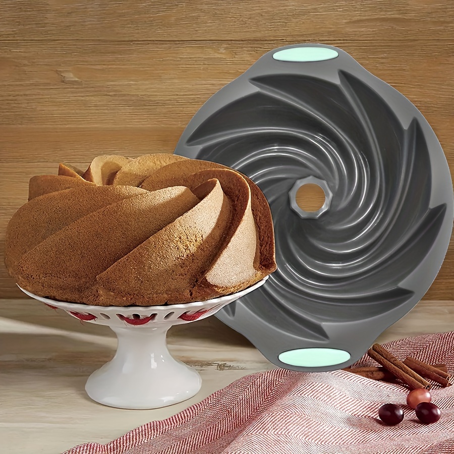 Kitchen Baking Utensils - High quality silicone cyclone cake mold
