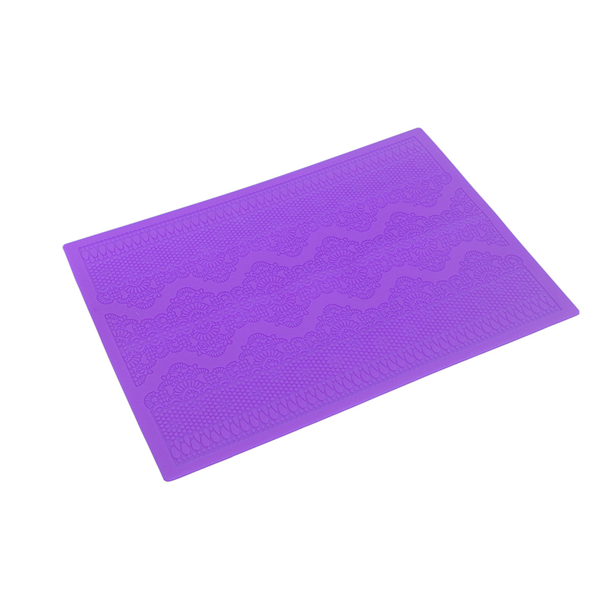 Kitchen And Baking Tools - 1pcs Silicone Mat Purple Food-Grade Cake