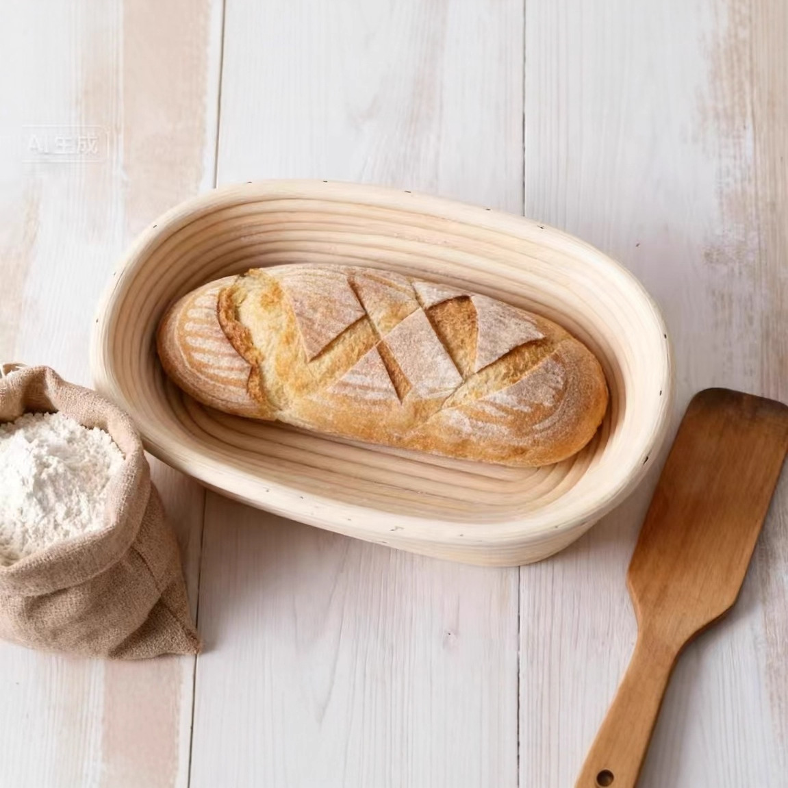 Proofing Basket Banneton - Oval Bread Proofing Basket Rattan Banneton