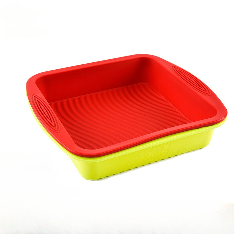 Kitchen Baking Utensils - 1pc Silicone Square Non-Stick Square Cake