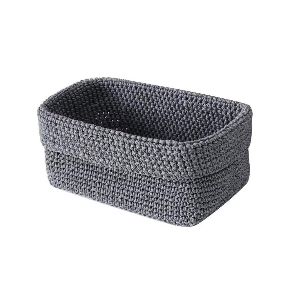 Proofing Basket Banneton - Handwoven Cotton Rope Storage Basket Rectangle