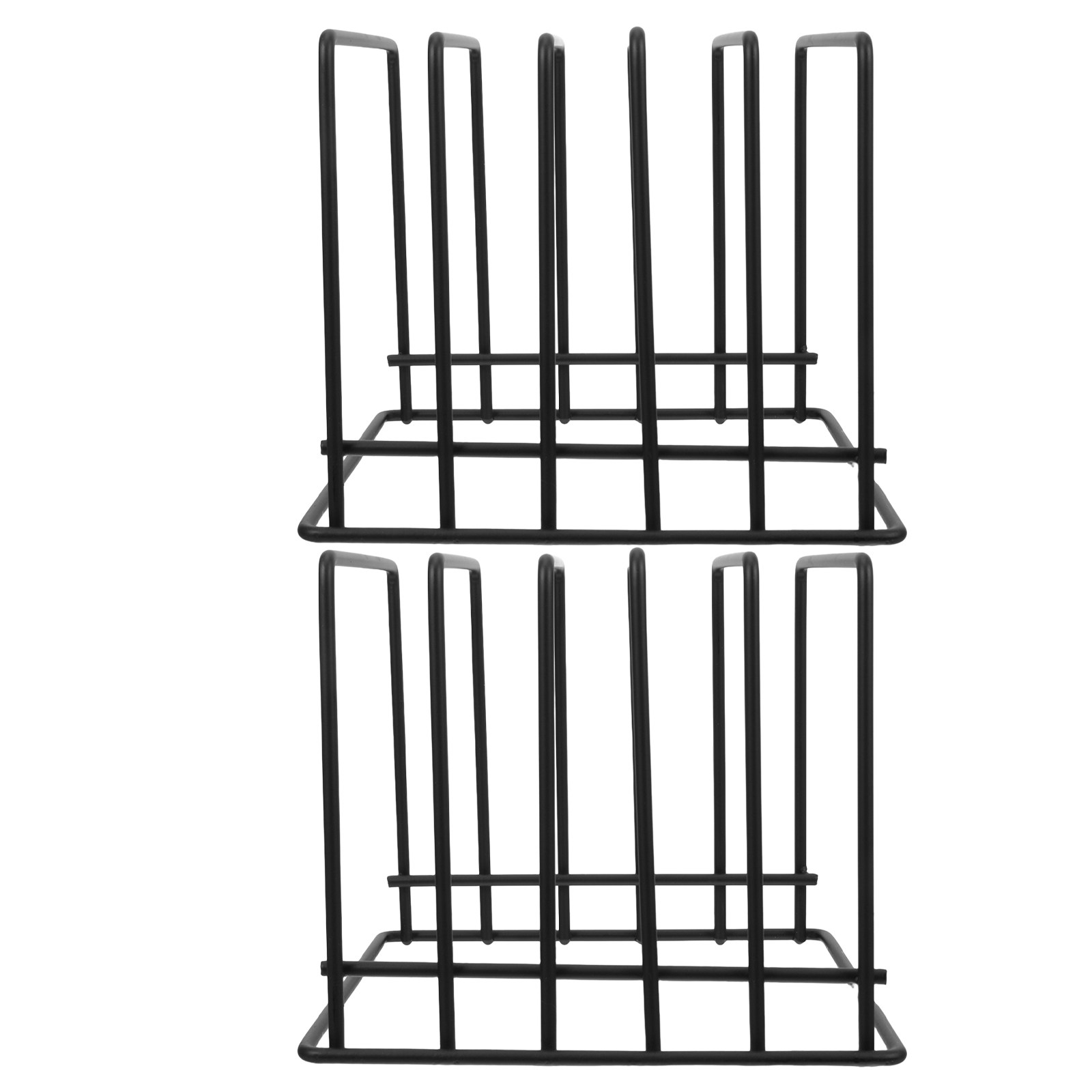Kitchen Baking Tray Organizer - 2Pcs Countertop Chopping Board Rack Kitchen