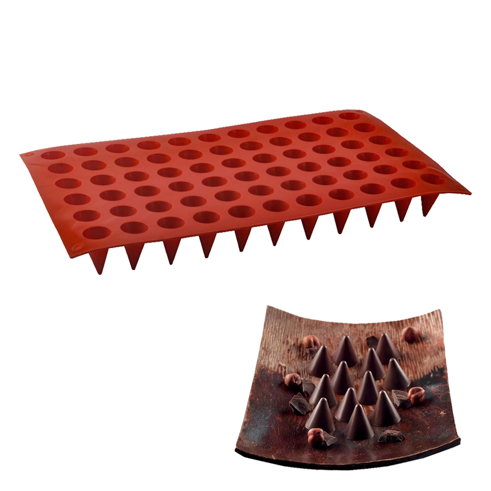 66-Cells Cone Chocolate Baking - Kitchen And Baking Tools 评论和价格