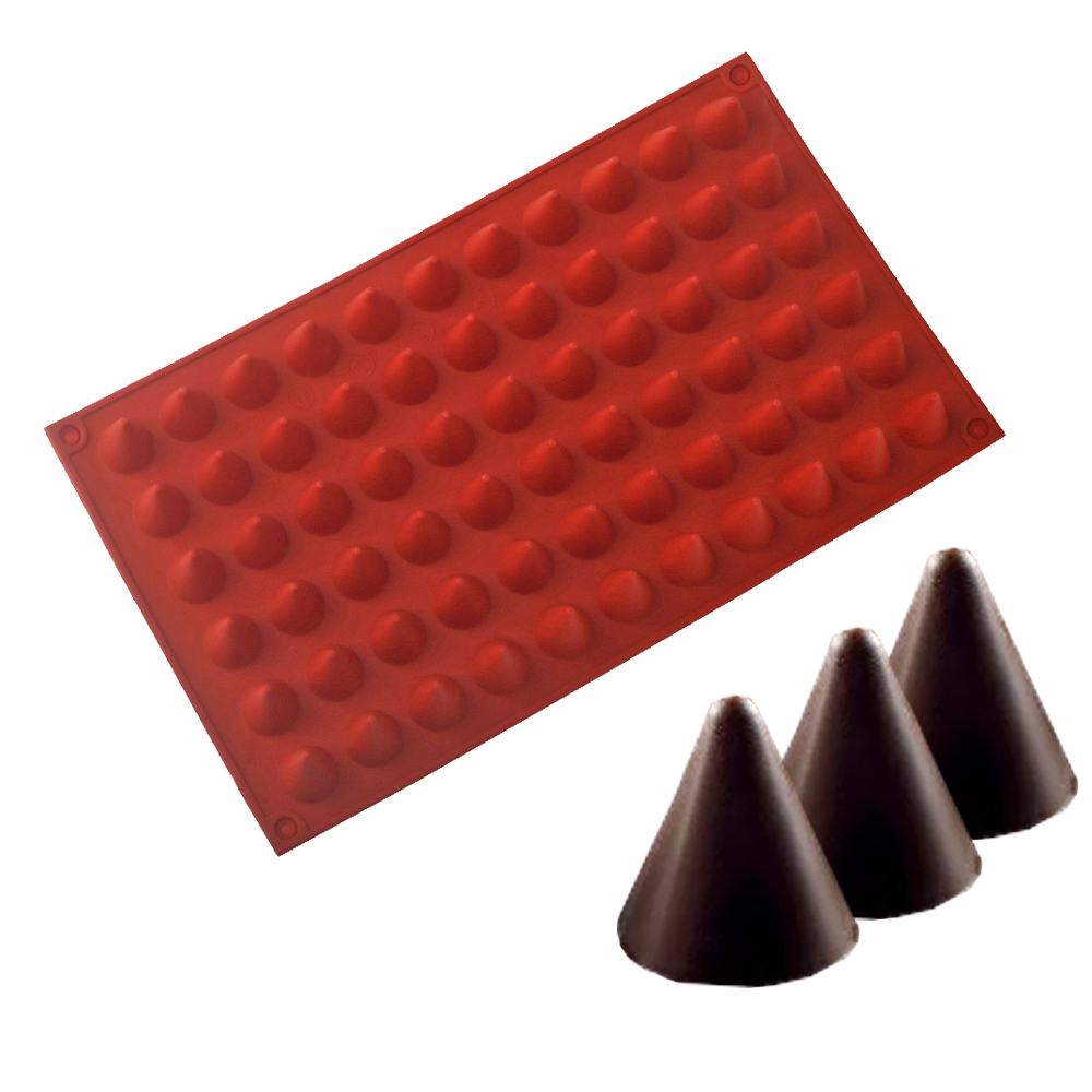66-Cells Cone Chocolate Baking - Kitchen And Baking Tools 评论和价格