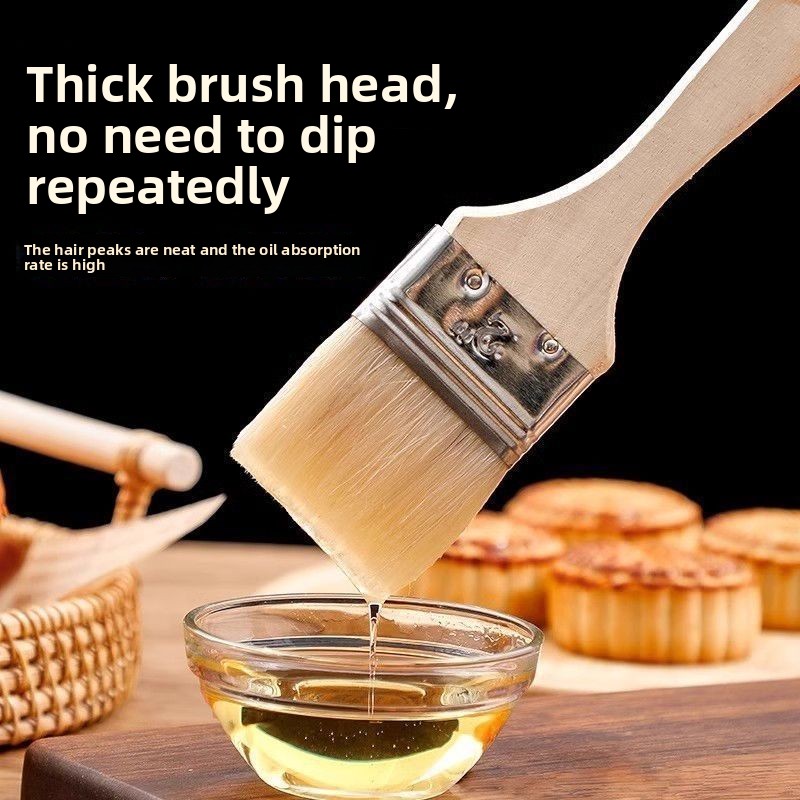 Wooden Handle Wool Brush Soft  - Kitchen Baking Utensils 评论和价格
