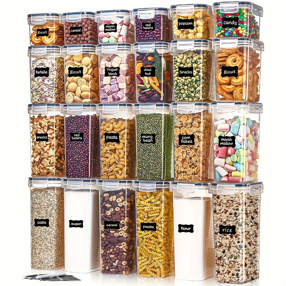 24Pcs Food Storage Containers  - Kitchen Baking Tray Organizer 评论和价格