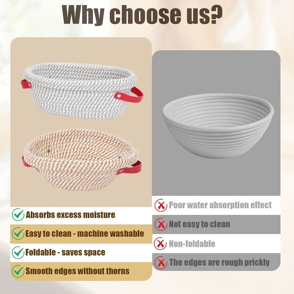 2pack Banneton Sourdough Bread - Proofing Basket Banneton 评论和价格