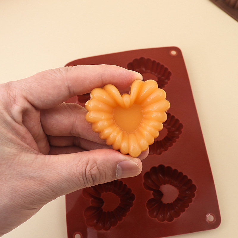 Heart-shaped Silicone Chocolat - Kitchen And Baking Tools 评论和价格