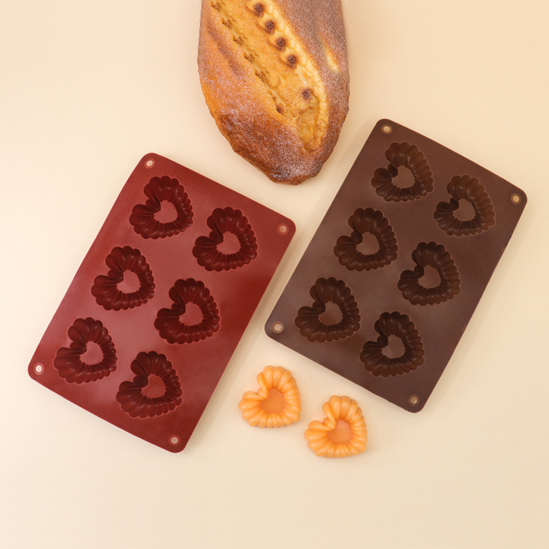 Heart-shaped Silicone Chocolat - Kitchen And Baking Tools 评论和价格