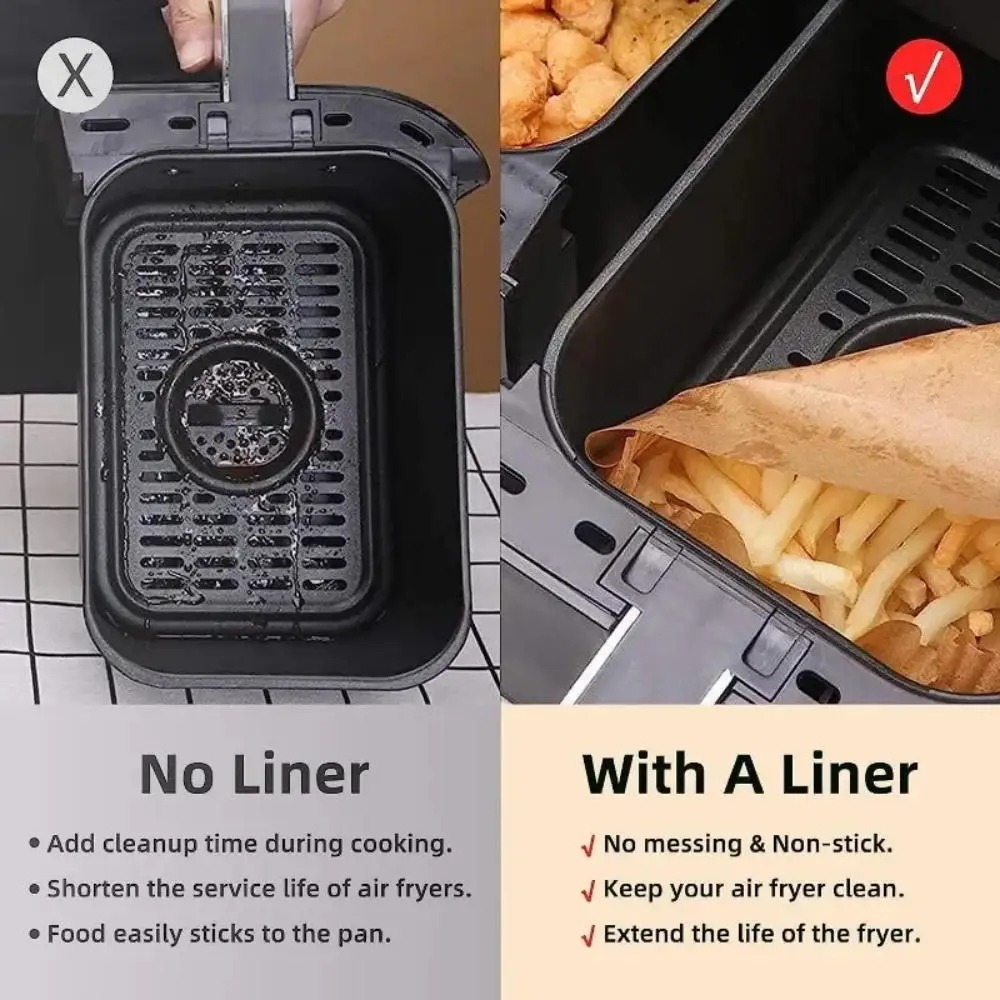 50/100pcs Disposable Air Fryer - Kitchen Baking Sheets 评论和价格