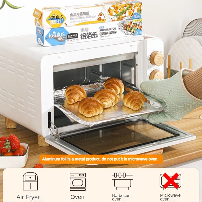 Zackoo 10/20/40M Aluminium Foi - Kitchen Baking Sheets 评论和价格