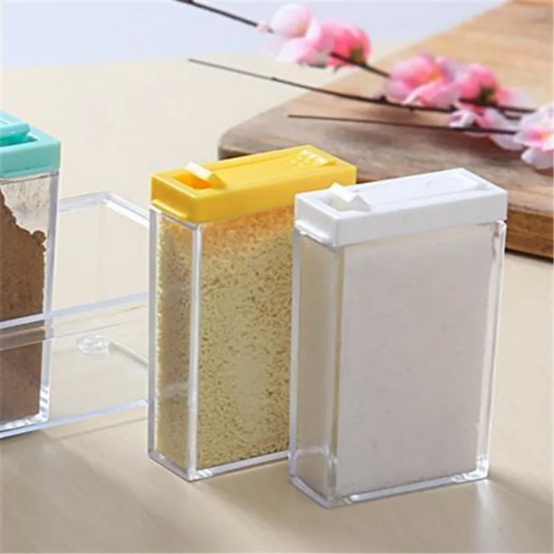 Transparent Seasoning Six Grid - Kitchen Baking Tray Organizer 评论和价格