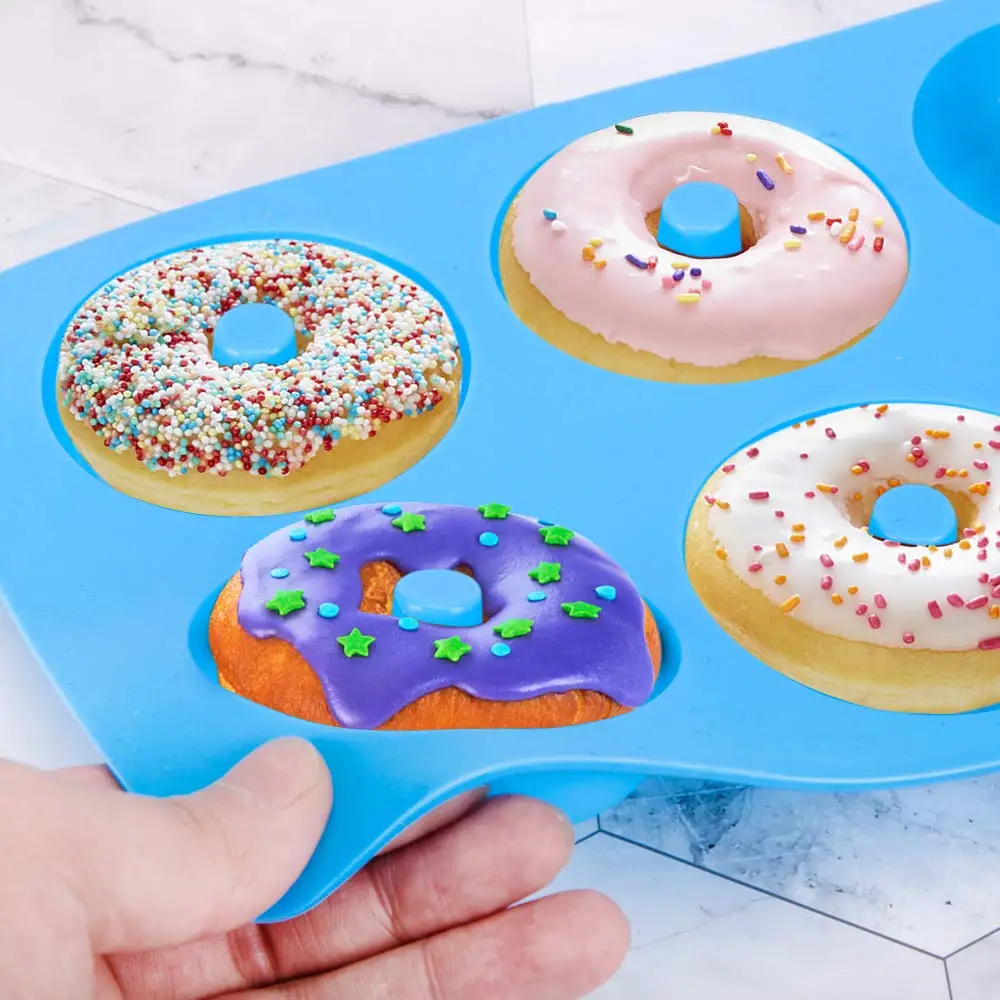 6 Holes Silicone Donut Mold Ba - Kitchen Baking Utensils 评论和价格