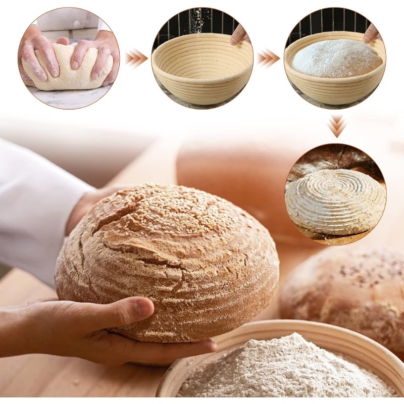 Bread Fermentation Basket PP D - Proofing Basket Banneton 评论和价格