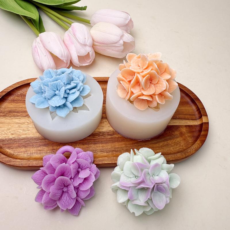 ●Hydrangea Flower Silicone Mol - Kitchen Baking Decor 评论和价格