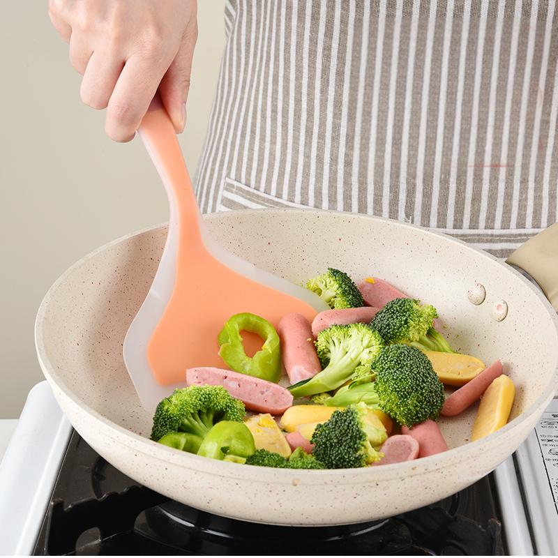 1Pcs Food Grade Silicone Spatu - Kitchen Baking Utensils 评论和价格