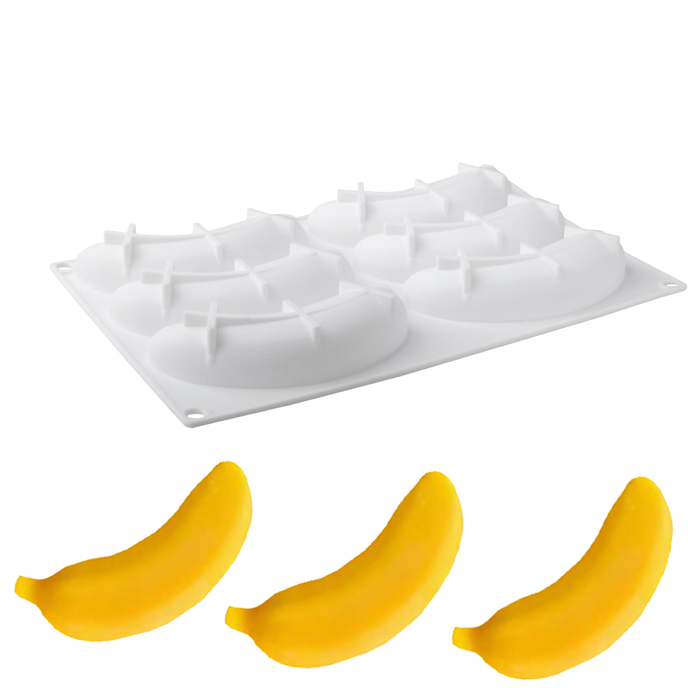 6 or 12 Cells Banana Design Si - Kitchen Appliances For Baking 评论和价格