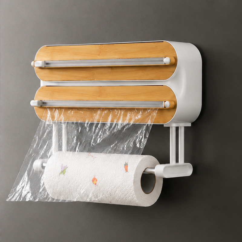 Magnetic Food Wrap Dispenser C - Kitchen Baking Tray Organizer 评论和价格