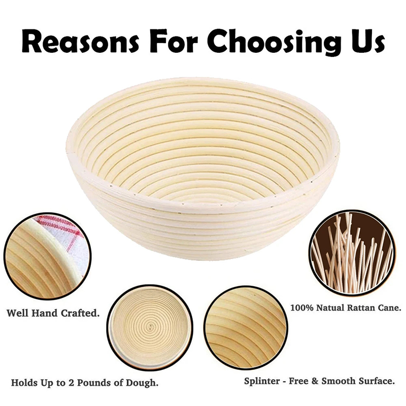 LMETJMA Bread Proofing Basket  - Proofing Basket Banneton 评论和价格