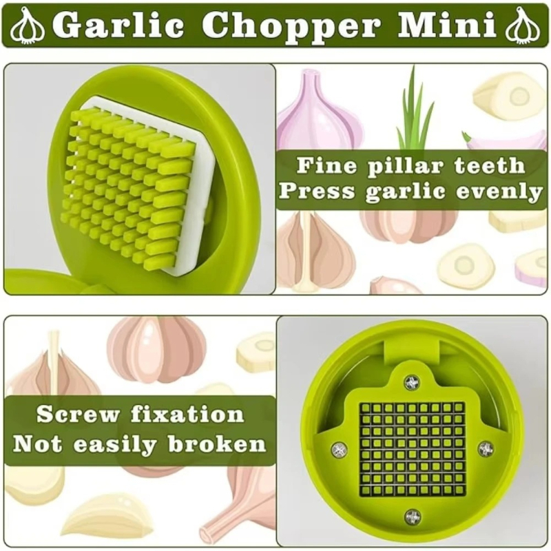 Garlic Press Chopper Manual Ga - Kitchen Baking Tray Organizer 评论和价格