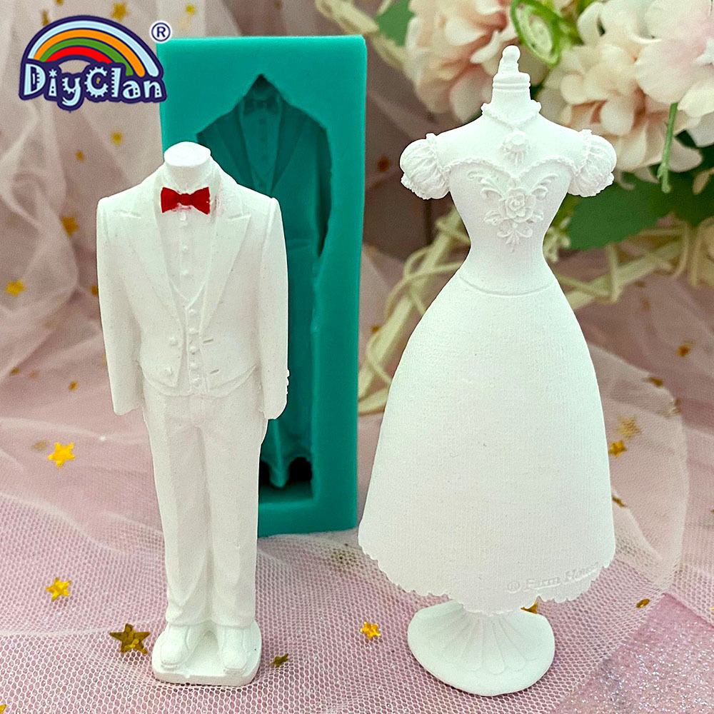 Marry Decoration Silicone Mold - Kitchen Baking Decor 评论和价格