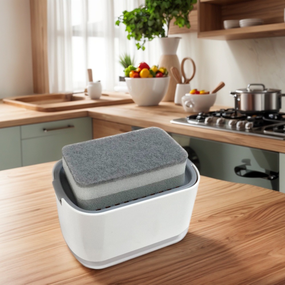 Manually Press The Soap Dispen - Kitchen Baking Tray Organizer 评论和价格