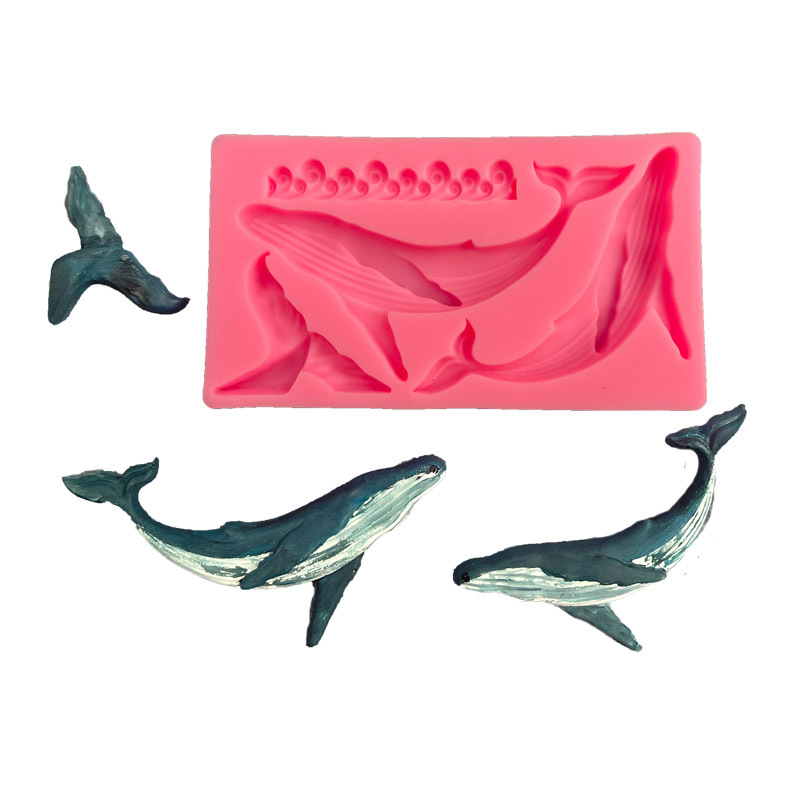 DIY Whale Silicone Mold Ocean  - Kitchen Baking Decor 评论和价格