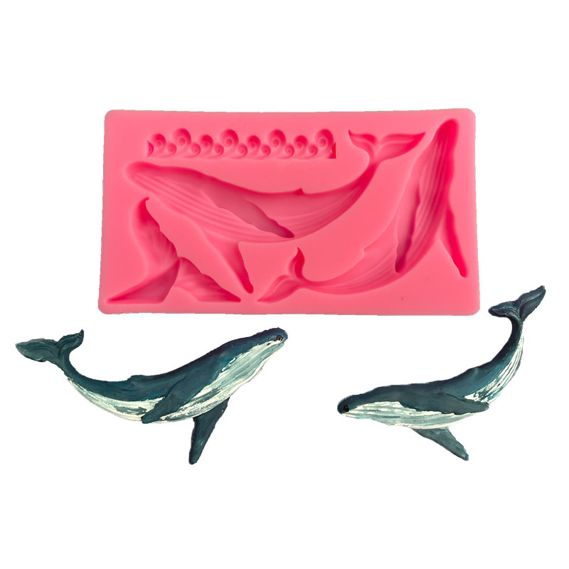 DIY Whale Silicone Mold Ocean  - Kitchen Baking Decor 评论和价格