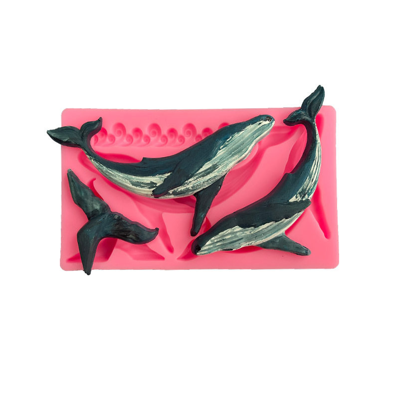 DIY Whale Silicone Mold Ocean  - Kitchen Baking Decor 评论和价格