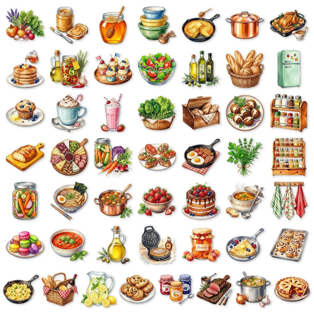 50Pcs Clear PET Kitchen Food S - Kitchen Baking Sheets 评论和价格