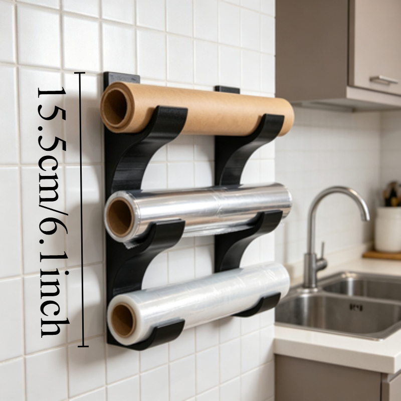 Three Layer Wall Mount Plastic - Kitchen Baking Sheet Organizer 评论和价格