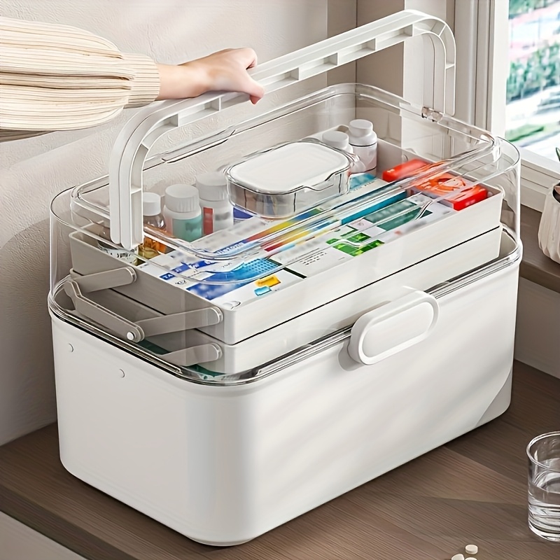 Large Capacity Clear Lid Medic - Kitchen Baking Tray Organizer 评论和价格