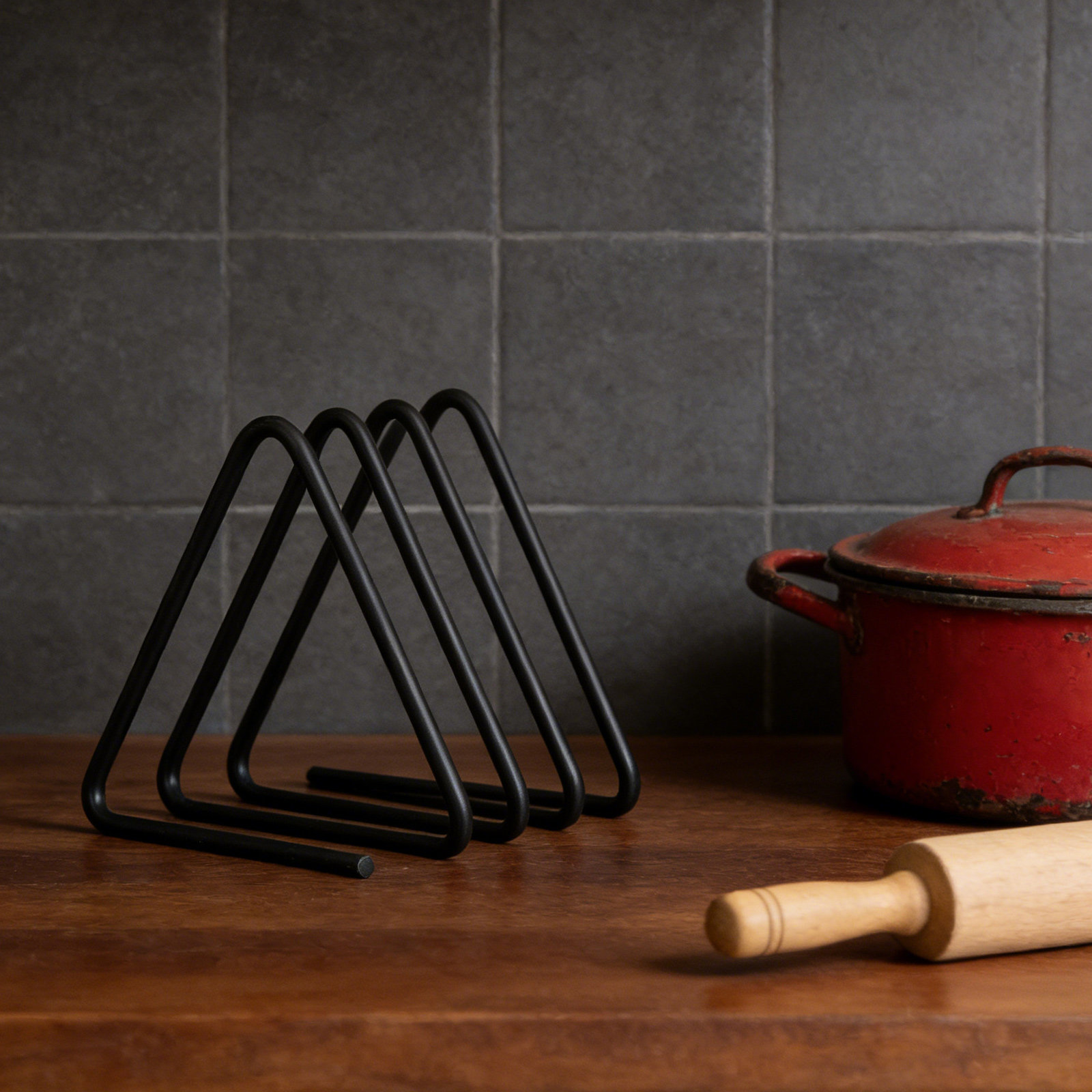 Triangle Cutting Board Holder  - Kitchen Baking Sheet Organizer 评论和价格