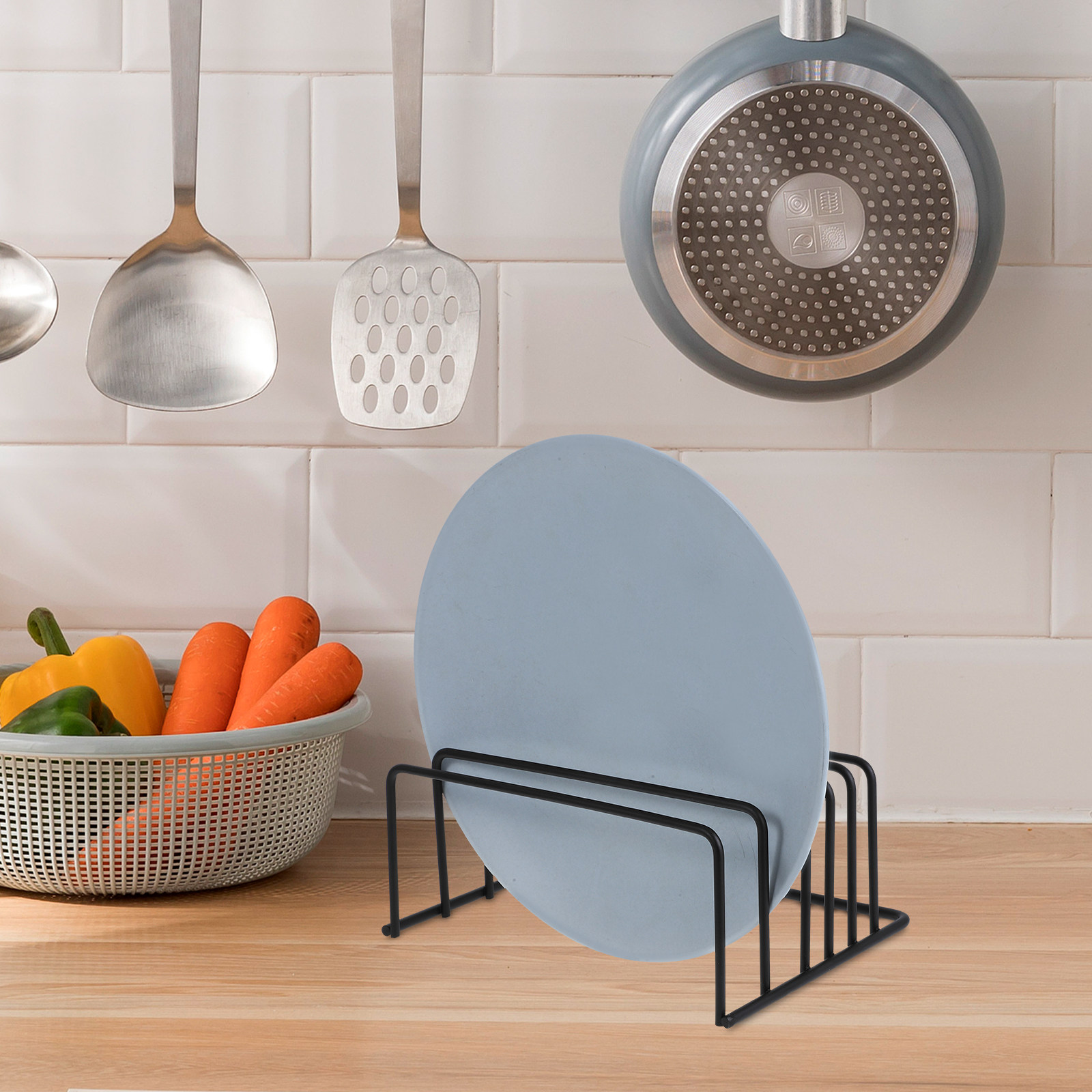 2Pcs Kitchen Storage Organizer - Kitchen Baking Sheet Organizer 评论和价格
