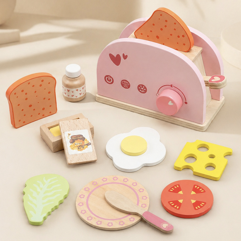 Pretend Play Wooden Kitchen Se - Kitchen And Baking Life 评论和价格