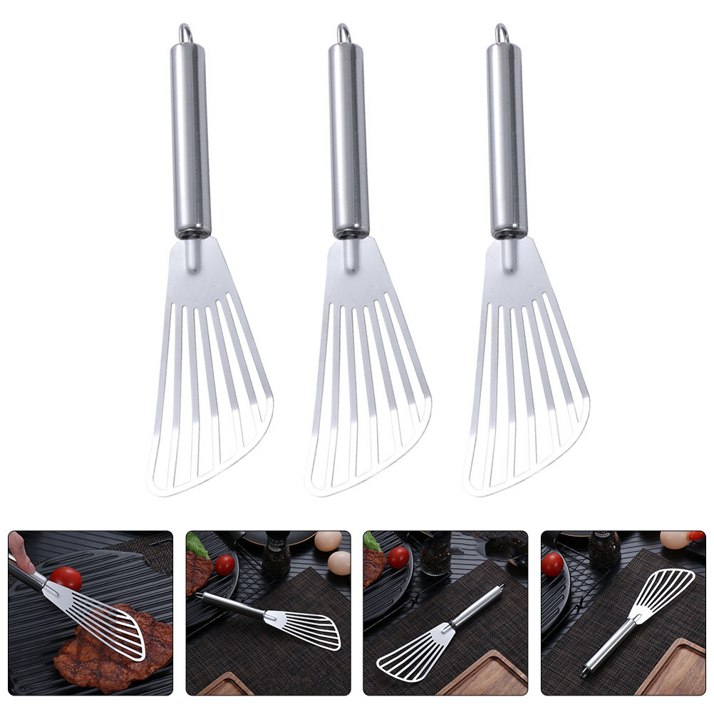 3pcs Stainless Steel Spatula F - Kitchen Baking Utensils 评论和价格