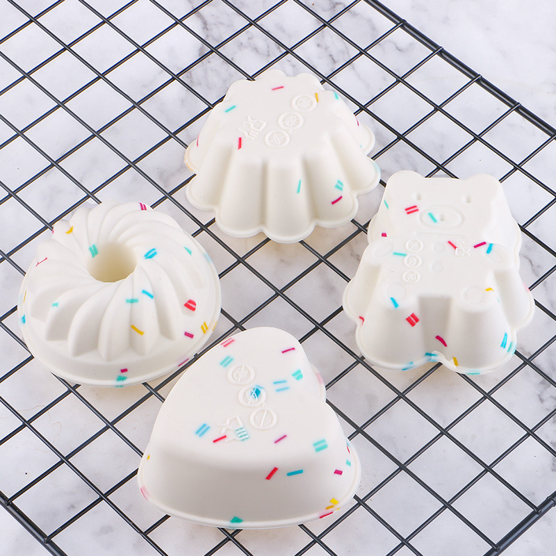 4pcs Colored Silicone Cake Cup - Kitchen Baking Utensils 评论和价格