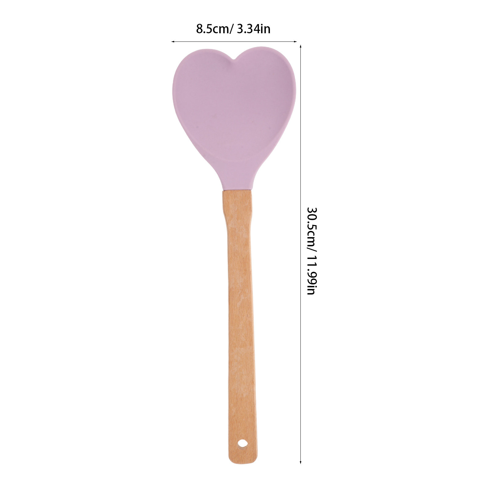 Heart-Shaped Silicone Spatula  - Kitchen Baking Utensils 评论和价格