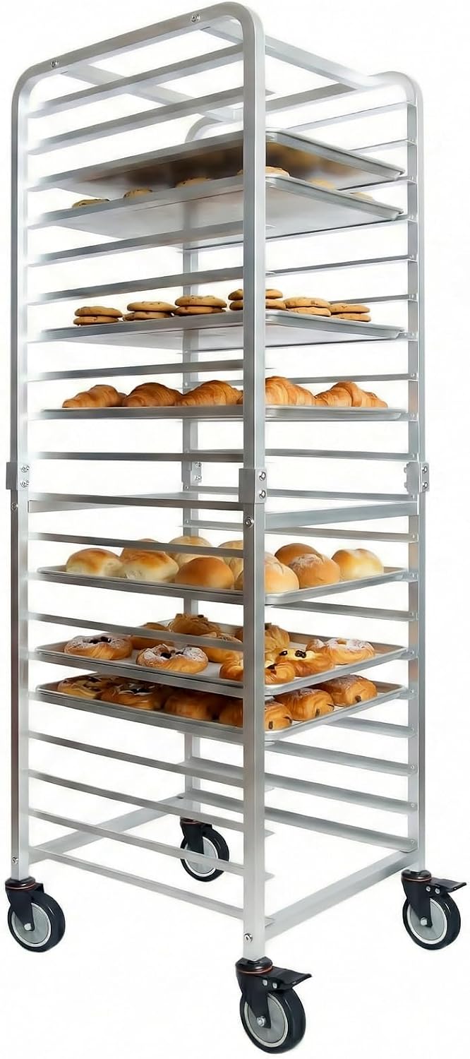 Commercial 20 Tier Stainless S - Kitchen Baking Sheet Organizer 评论和价格