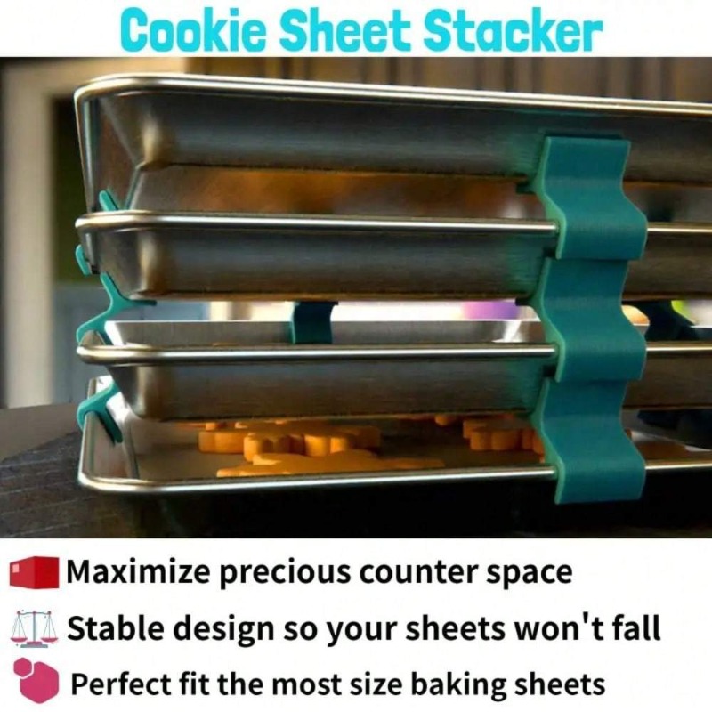 Stackabl Baking Sheet Organize - Kitchen Baking Sheet Organizer 评论和价格