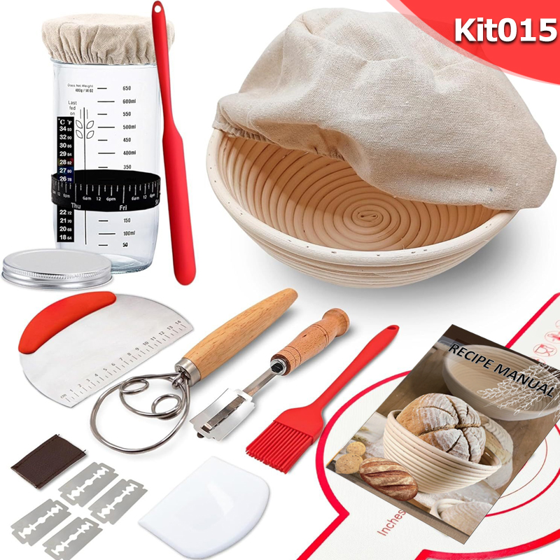 Sourdough Starter Kit Sourdoug - Proofing Basket Banneton 评论和价格