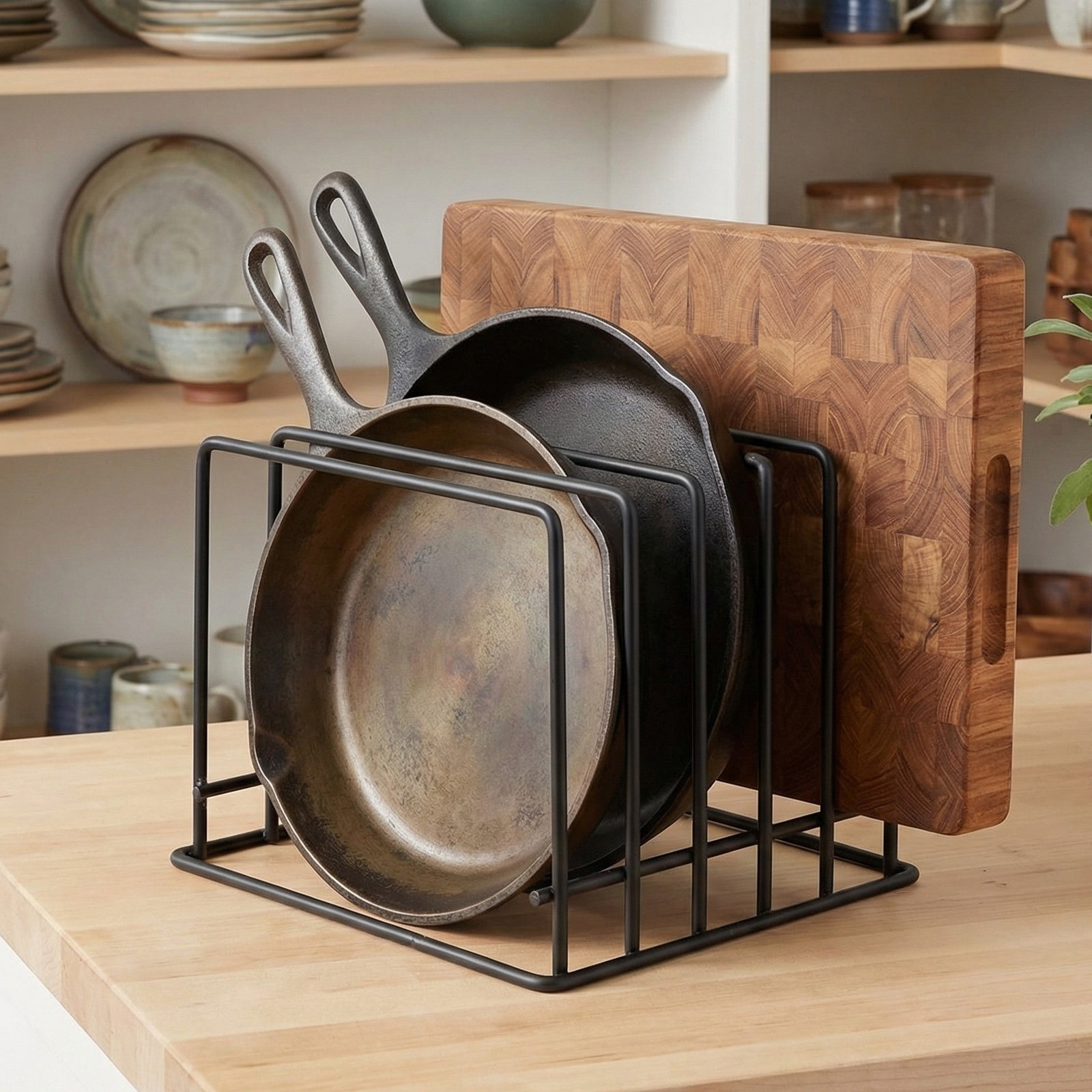 2Pcs Countertop Chopping Board - Kitchen Baking Tray Organizer 评论和价格
